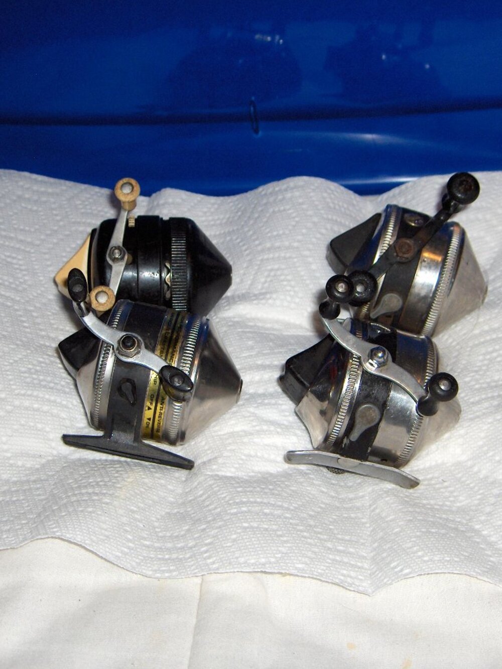 Zebco Fishing Reels, Lot of 4, 3-33's, 1-202